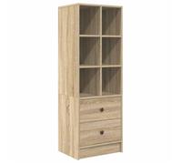 vidaXL Armoire haute – Unité de rangement Chêne Sonoma en MDF – Grand, avec tiroir