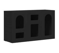 Buffet moderne en bois d'ingénierie - vidaXL - Noir - 100x35x59 cm - Salle à manger - Rectangulaire