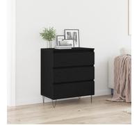 vidaXL Sideboard Chêne noir 60 x 35 x 70 cm Bois composite