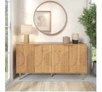 Buffet moderne et simple - buffet moderne - Buffet rangement - Buffet salon ensemble, 140L x 40B x 72h (cm)