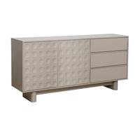Buffet moderne rectangulaire L160 cm beige - Oviala