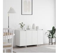 Buffet moderne - vidaXL - Blanc - Étagères réglables - MDF - 120x40,5x75 cm