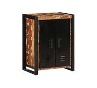 Vidaxl Buffet Multicolore 55x35x70 Cm Bois Massif Récupération Marron