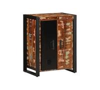 Vidaxl Buffet Multicolore 55x35x70 Cm Bois Massif Récupération Marron