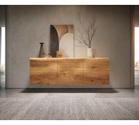 Buffet New Live-Edge 145 cm chêne naturel 3 portes flottantes