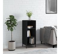 Buffet noir 34,5x32,5x90 cm Matériau dérivé du bois