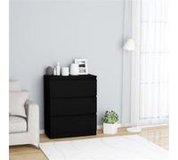 Buffet Noir 60x35x76 cm Bois d ingénierie Noir G