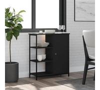 vidaXL Buffet 835489 Noir 70 x 30 x 80 cm bois d'ingénierie