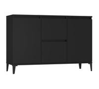 Buffet Noir - VIDAXL - 104x35x70 cm - Porte(s) et tiroir(s) - Meuble de séjour - Salon