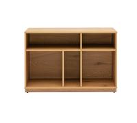 Buffet ouvert avec rangements finition bois clair chêne l96 cm seville