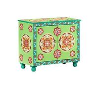 Bois de Manguier Buffet Peint à la Main 70x35x60 cm Armoire Latérale vidaXL