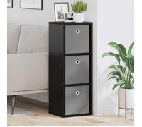 Buffet/Placard/Commode - 1 PC - pour Salon/Cuisine - avec tiroir Chêne noir 30,5x27x84,5 cm - A6385