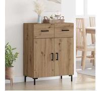 Buffet/Placard/Commode - 1 PC - pour Salon/Cuisine - Chêne artisanal 69,5x34x90 cm - Bois d'ingénierie A9330
