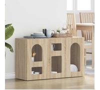 Buffet/Placard/Commode - 1 PC - pour Salon/Cuisine - Chêne Sonoma 100x35x59 cm - Bois d'ingénierie A9509
