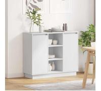 Buffet/Placard/Commode - 1 PC - pour Salon/Cuisine - LED Blanc 90x32x75 cm - Bois d'ingénierie A9012