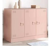 Buffet/Placard/Commode - 1 PC - pour Salon/Cuisine - rose 99x39x73 cm - acier A8144