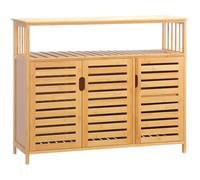HOMCOM - Buffet - Bambou - 100x35x82cm - Bois naturel