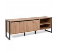 Buffet Rangement Meuble Multimdia En Bois De Style Industriel