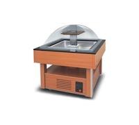 Buffet Réfrigéré Self Service Central Carré Professionnel 4 bacs GN 1/1