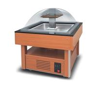 Buffet Réfrigéré Self Service Central Carré Professionnel - 4 bacs GN 1/1 - Furnotel