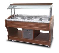 Buffet Réfrigéré Self Service Professionnel 4 GN 1/1 Mastro