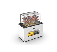 Buffet Réfrigéré Série Vision avec Vitrine Supérieur Cuve Froid 15 mm