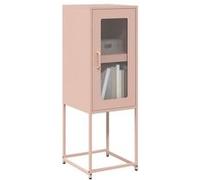 vidaXL Buffet Rose 36x39x107 cm Acier laminé à Froid