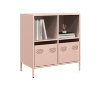vidaXL Buffet 851359 – Rose, 68×39×73,5 cm, acier laminé à froid