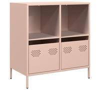 vidaXL Buffet 851359 – Rose, 68×39×73,5 cm, acier laminé à froid
