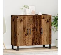Buffet rustique - vidaXL - Bois massif - Finition vieillie - 120 cm - Marron