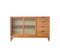 Buffet Salle a Manger Buffet Créatif en Bois Massif for La Maison, Armoire Murale, Moderne Et Simple, Armoire À Thé Bahut