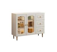 Buffet Salle a Manger Buffet De Porte en Verre Minimaliste Moderne, Armoire De Rangement en Bois Massif, for La Maison, Le Salon, La Cuisine Bahut(B)