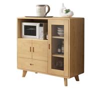 Buffet Salle a Manger Buffet Moderne Simple en Bois Massif, Armoire À Thé for Restaurant, Micro-Placard De Cuisine, Armoire De Rangement Bahut