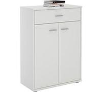 IDIMEX Buffet Salle à Manger Calais L 60 cm Blanc avec 1 tiroir et 2 Portes, bahut Bas, Meuble de Rangement Style Moderne, Commode vaisselier 60 x 84 x 30 cm