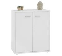 IDIMEX Buffet Salle à Manger FIRMIN L 60 cm Blanc avec 2 Portes, bahut Bas, Meuble de Rangement Style Moderne, Commode vaisselier 60 x 70 x 30 cm
