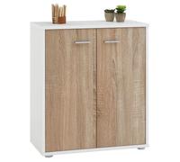 IDIMEX Buffet Salle à Manger FIRMIN L 60 cm Coloris Blanc chêne Sonoma avec 2 Portes bahut Bas Meuble de Rangement Style Moderne Commode vaisselier 60 x 70 x 30 cm