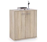IDIMEX Buffet Salle à Manger FIRMIN L 60 cm Coloris chêne Sonoma avec 2 Portes bahut Bas Meuble de Rangement Style Moderne Commode vaisselier 60 x 70 x 30 cm