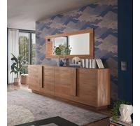 Buffet salon design en bois 241 cm 4 portes Jupiter MR L2