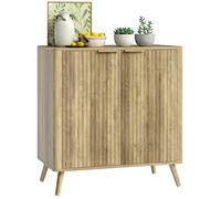 Buffet salon - HOMCOM - placard à 2 portes et étagère réglable - 77 x 40 x 81 cm