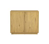 Buffet scandinave finition bois clair chêne 2 portes L90 cm MILLOR
