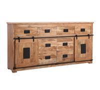 Buffet Sideboard Marrakesch en Bois Vintage Industriel 200 cm Deko Fait Main