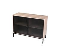 - Buffet Soho 2 portes - Bois et Noir