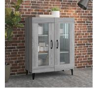 Buffet - SONOMA - 69,5x34x90 cm - Bois d'ingénierie - 2 portes - Style classique intemporel