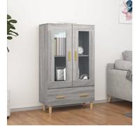 Buffet - SONOMA - 70x31x115 cm - Bois d'ingénierie - 2 portes - Tiroir de rangement