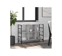 Buffet sonoma gris 102x32x73,5 cm bois d'ingénierie 837725