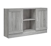 vidaXL Buffet Sonoma gris 120 x 30,5 x 70 cm Bois d'ingénierie