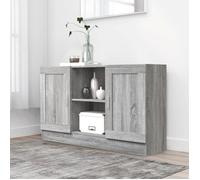vidaXL Buffet Sonoma gris 120 x 30,5 x 70 cm Bois d'ingénierie