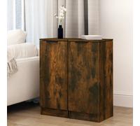 Buffet Sonoma Gris 30x30x70 cm Bois d'Ingénierie Armoire de Rangement vidaXL