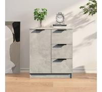 Buffet Sonoma Gris 60x30x70 cm Bois d'Ingénierie Armoire de Rangement vidaXL
