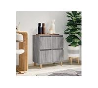 Buffet Sonoma gris 60x35x70 cm Bois d'ingénierie821162